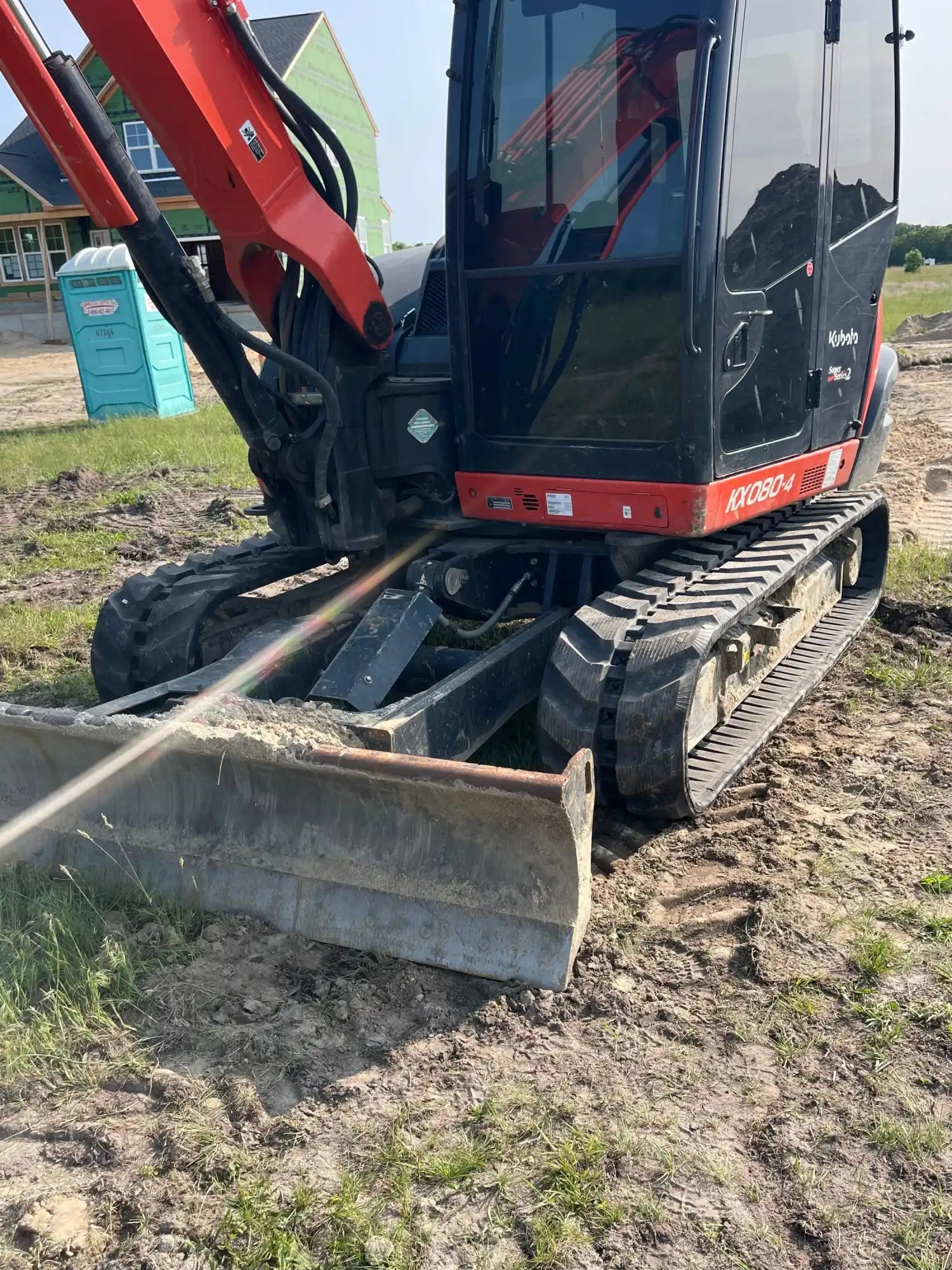 New Tracks for Kubota KX080-4