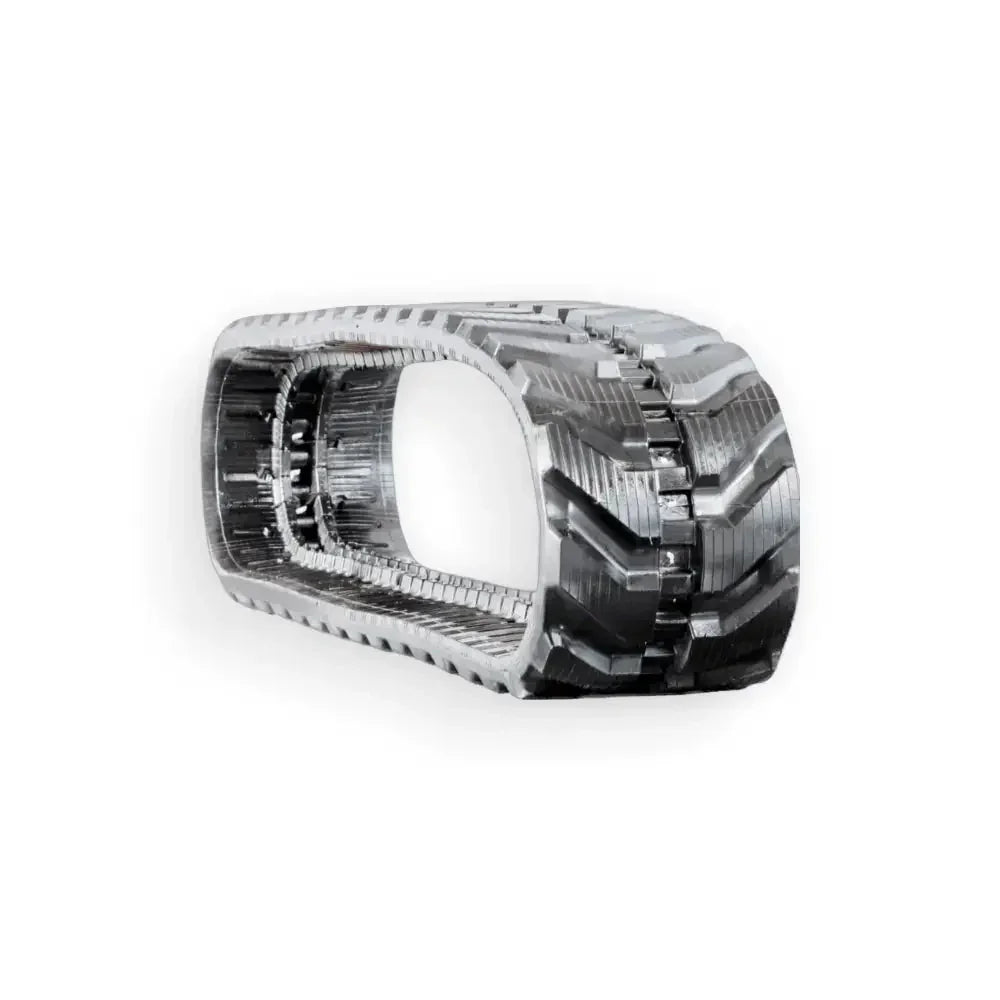 Bobcat E35i Rubber Tracks with heavy-duty chevron tread pattern and internal drive lugs
