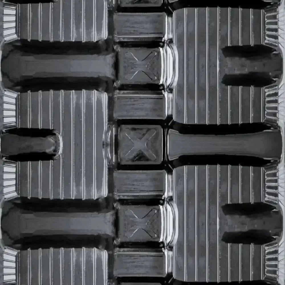 Empty black plastic food tray with multiple compartments for Bobcat T550 Heavy Duty Rubber Tracks