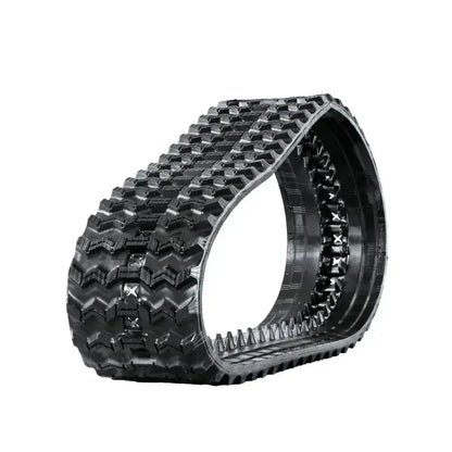Bobcat T550 Heavy Duty Rubber Tracks with deep chevron tread and internal drive lugs