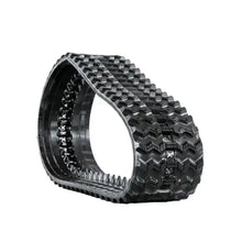 Heavy-duty black rubber track with aggressive tread pattern for Bobcat T550 durability