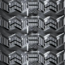 Heavy-duty chevron-patterned rubber track for Bobcat T550 machinery