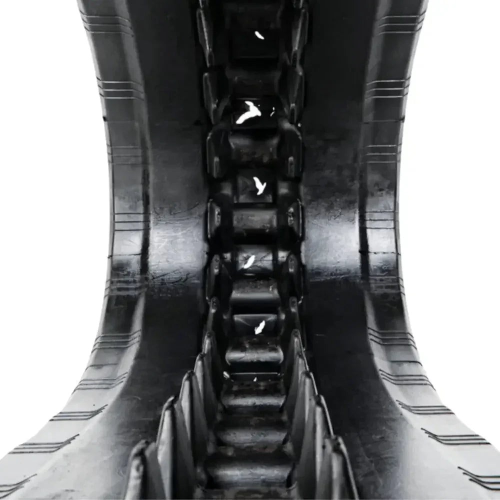 Black rubber track for BOBCAT T650 heavy machinery in outdoor construction setting