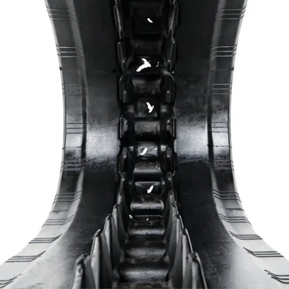 Black rubber track for BOBCAT T650 heavy machinery in outdoor construction setting