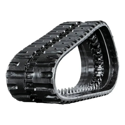 Black rubber track with deep treads and internal drive lugs for BOBCAT T770 heavy machinery