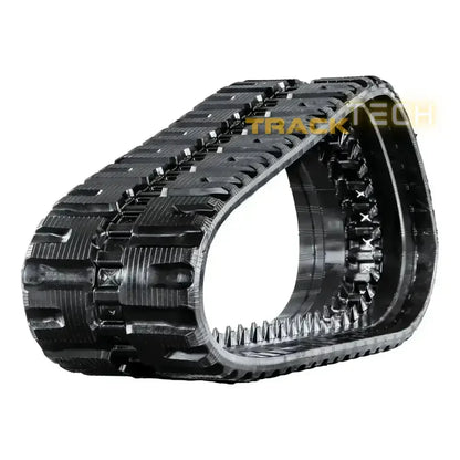 Durable rubber track with distinct tread patterns for heavy machinery like Bobcat T86