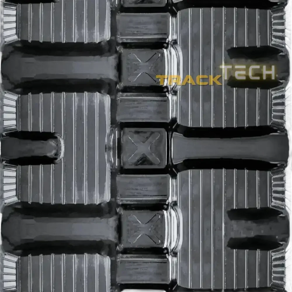Empty black plastic blister pack for packaging of Bobcat T870 Heavy-Duty Rubber Tracks