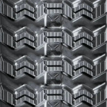 Close-up of a rubber track for CASE TR340B heavy equipment machine