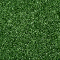 A close-up of healthy green turf, representing the turf-friendly, no-damage benefit of zig-zag skid steer tracks.