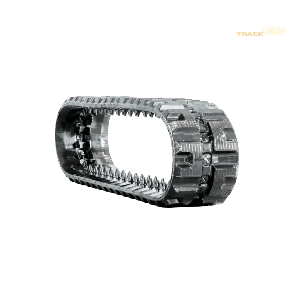 Ditch Witch SK600 heavy-duty rubber track with textured metal segments for traction