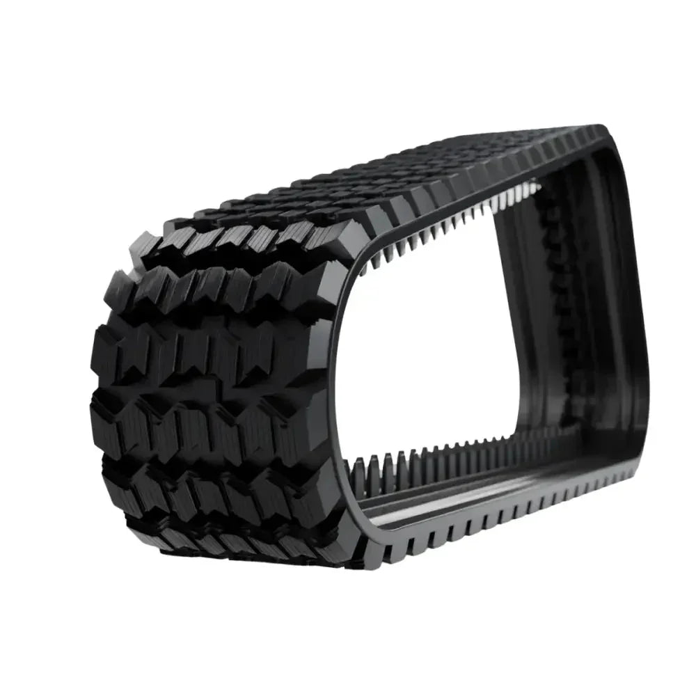 Black rubber track for KIOTI TL750 heavy machinery with deep aggressive treads