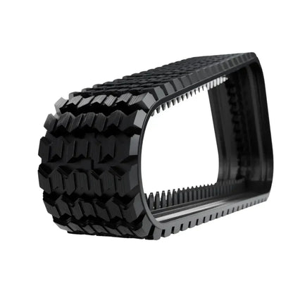 Black rubber track with deep aggressive treads for MANITOU MX65 heavy machinery