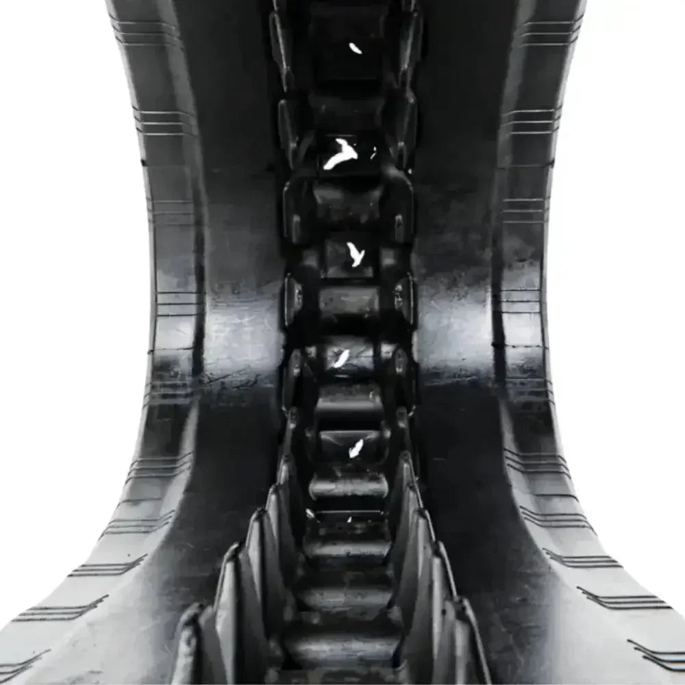 Black rubber track for heavy machinery on NEW HOLLAND C332 excavator