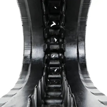 Black rubber track for heavy machinery on NEW HOLLAND C332 excavator