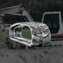 Excavator track system with rubber track for Takeuchi TB80FR replacement parts