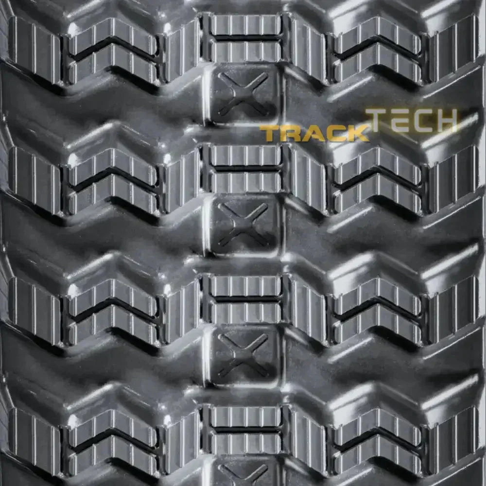 Heavy-duty rubber track with aggressive tread pattern for Takeuchi TL250 excavator