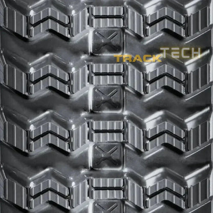 Heavy-duty rubber track with aggressive tread pattern for Takeuchi TL250 excavator