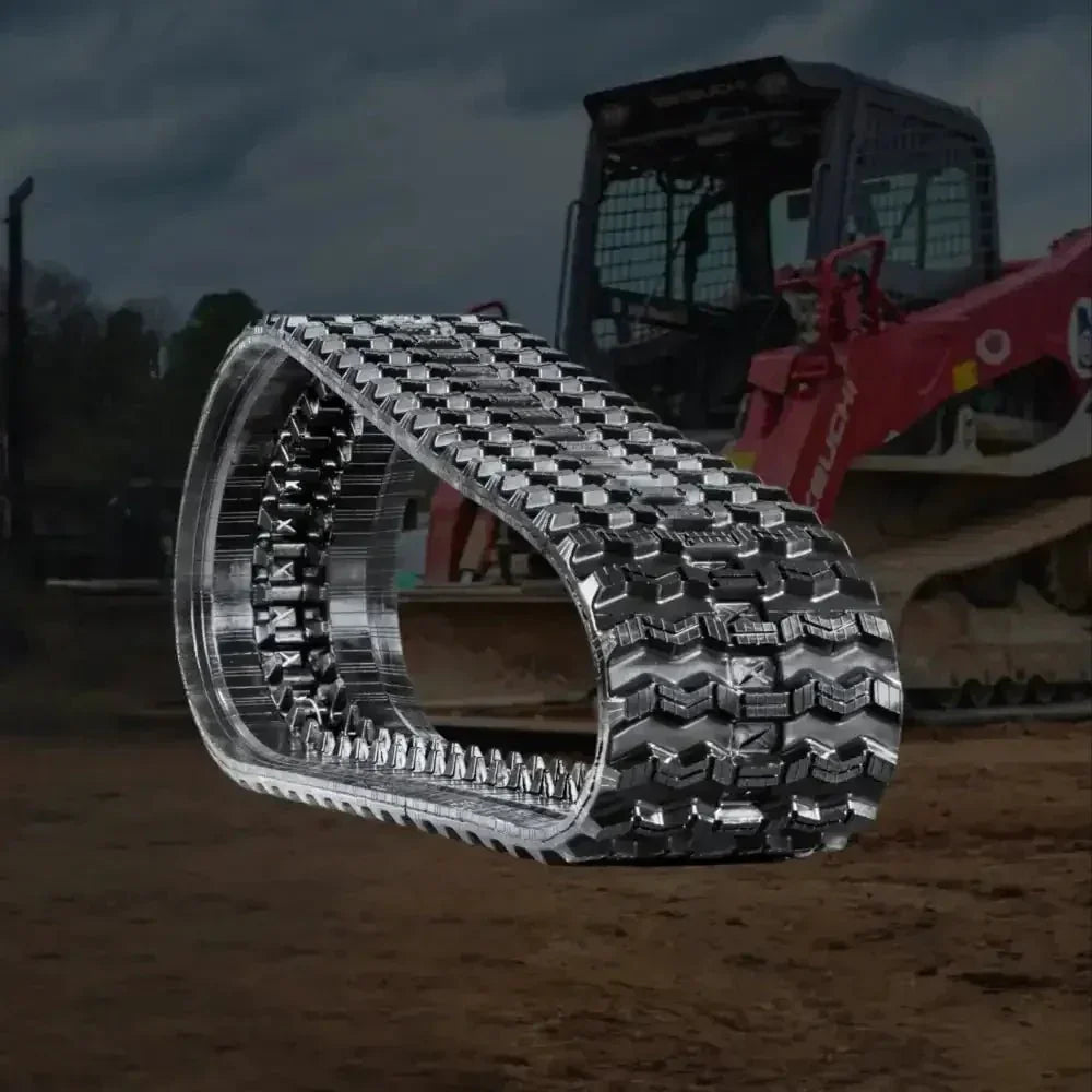 Heavy-duty rubber track for Takeuchi TL8R2 construction equipment durability