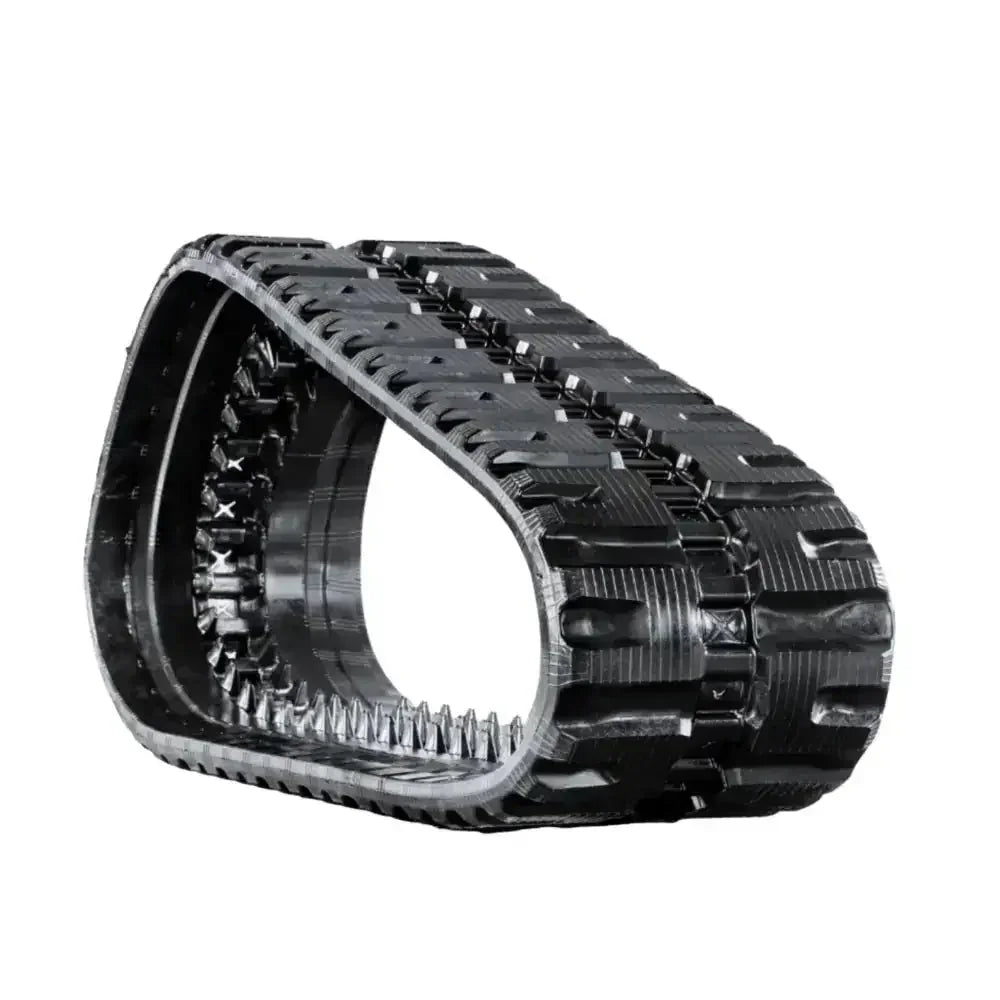 Heavy-duty rubber track for machinery on Takeuchi TL8R2 excavator for durability