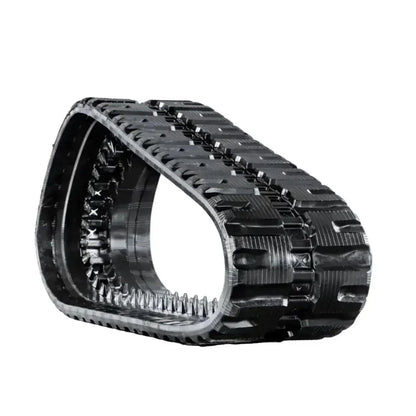 Heavy-duty rubber track for machinery on Takeuchi TL8R2 excavator for durability