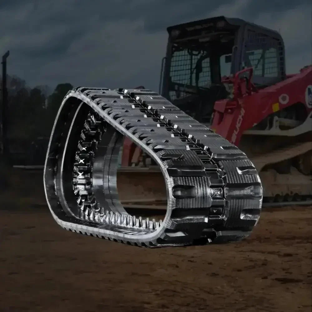 Heavy-duty rubber track for Takeuchi TL8R2 construction equipment durability