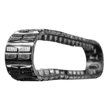 Heavy-duty rubber track for construction equipment on Toro TX427 Premium Narrow Rubber Tracks